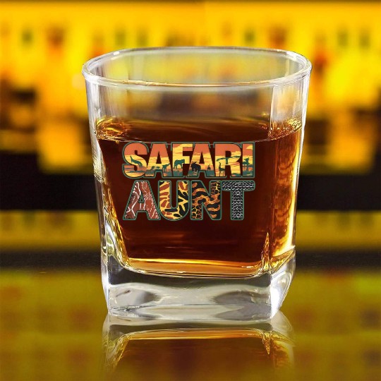 Safari Costume Women African Square Whiskey Glasses