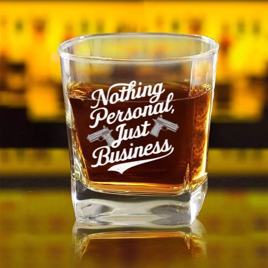 Mobster Gangster Mafia Organized Crime Boss Square Whiskey Glasses