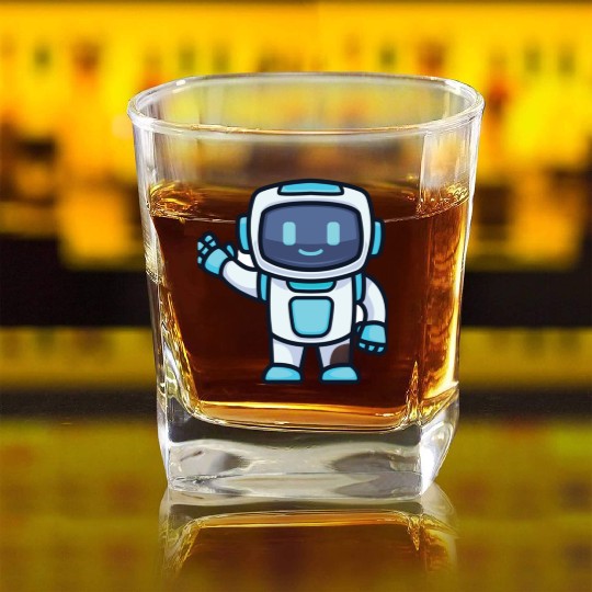 THANK YOU Square Whiskey Glasses