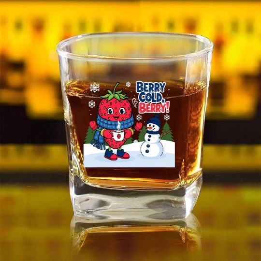 Berry Cold Berry Square Whiskey Glasses