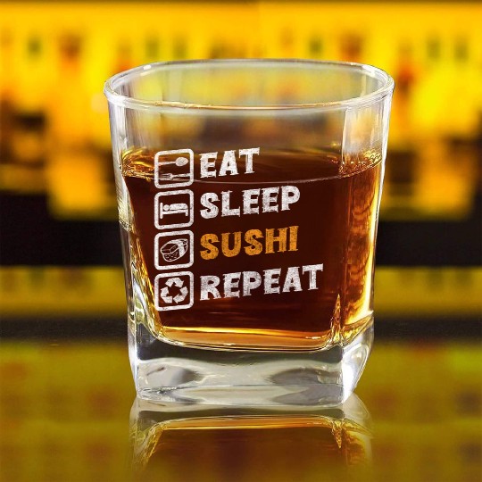 Japan Food Food Culture Square Whiskey Glasses