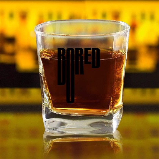 Bored Square Whiskey Glasses