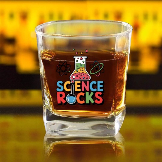 Science Powerhouse Square Whiskey Glasses