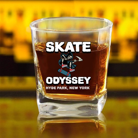 Skate Odyssey – Hyde Park Skate Shop Square Whiskey Glasses