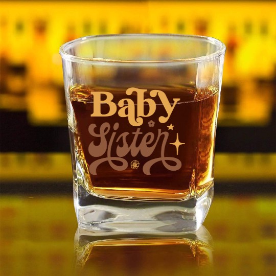 Baby Sister Square Whiskey Glasses