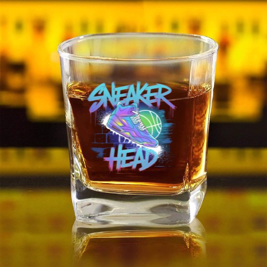 Unisex Urban Hype Old School Sports Jumpo Sneakers Square Whiskey Glasses