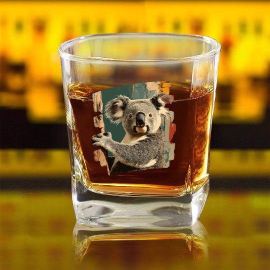 Koala Square Whiskey Glasses