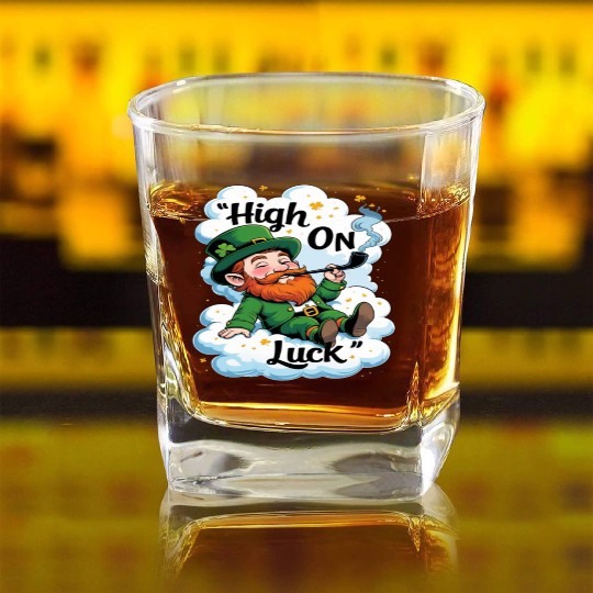 the suffering club _ sunset vibes Square Whiskey Glasses