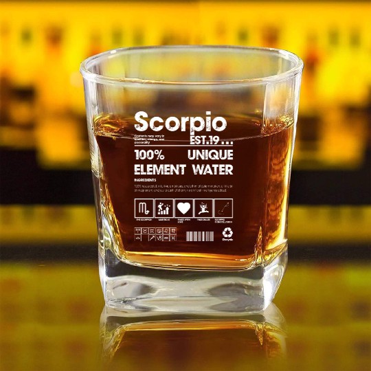 Scorpio 19xx Square Whiskey Glasses