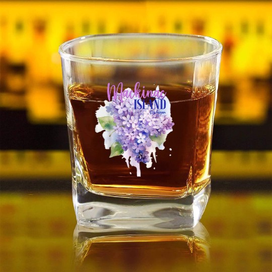 Mackinac Island Michigan Lilacs Lilac Festival Sta Square Whiskey Glasses
