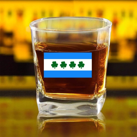 Chicago Irish Square Whiskey Glasses