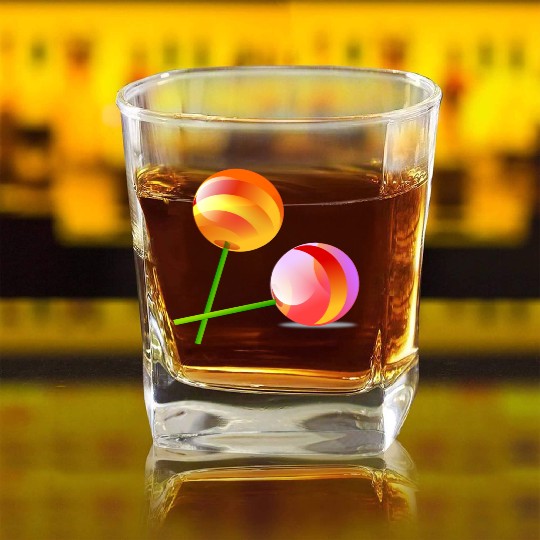lollipop Square Whiskey Glasses