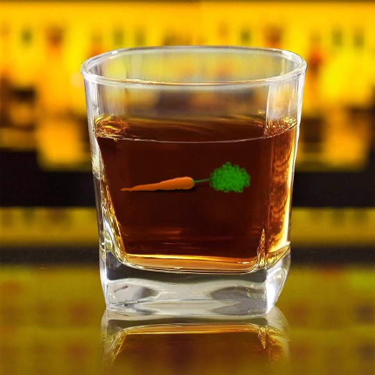 Carrot Square Whiskey Glasses