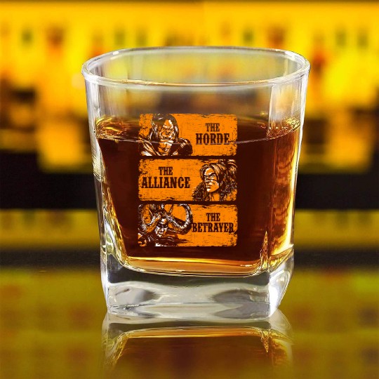 Warcraft-Warcraft stories Square Whiskey Glasses for Fans