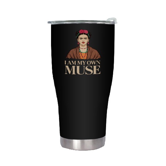 Frida Kahlo Inspirational Women' Day Design Stainless Steel Tumblers