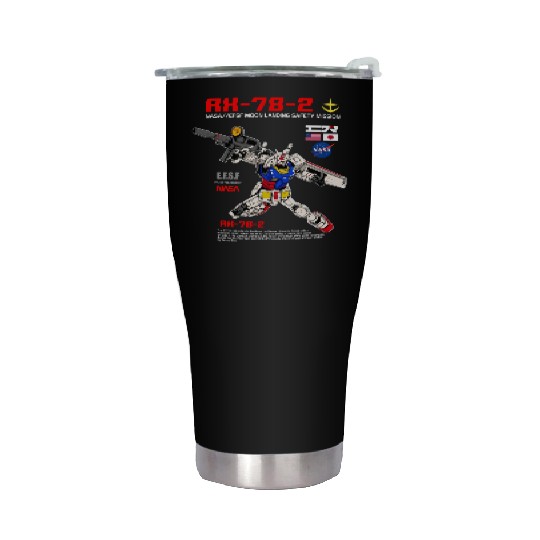 Rx-78-2 Gundam Stainless Steel Tumblers