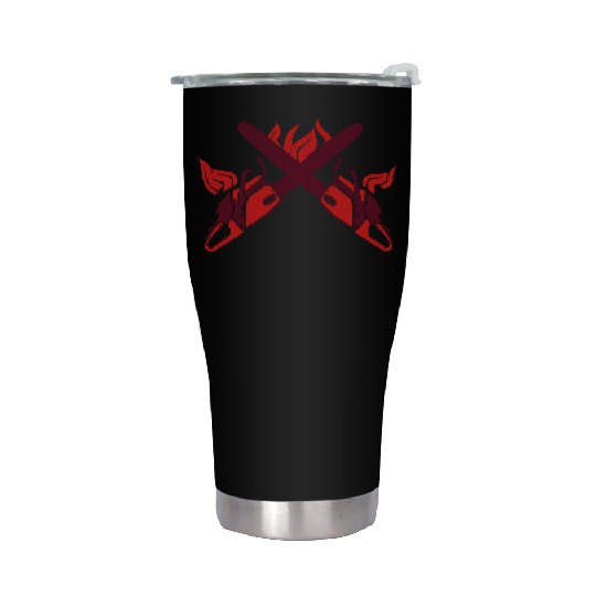 chainsaw Stainless Steel Tumblers