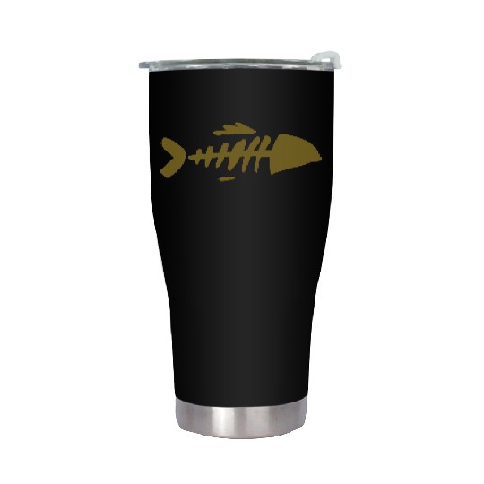 Fish Skeleton Stainless Steel Tumblers