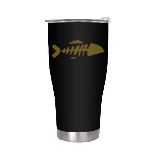 Fish Skeleton Stainless Steel Tumblers