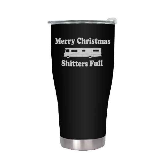 Christmas Vacation - Merry Christmas Shitters Full Stainless Steel Tumblers