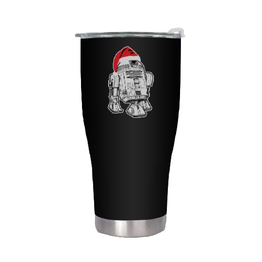 R2D2-Chrstmas Stainless Steel Tumblers