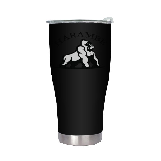 RIP Harambe Stainless Steel Tumblers