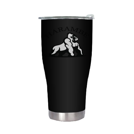 RIP Harambe Stainless Steel Tumblers