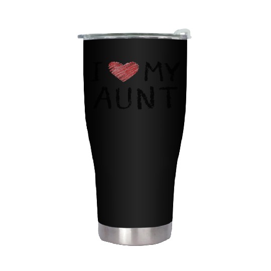 I Love My Aunt Stainless Steel Tumblers