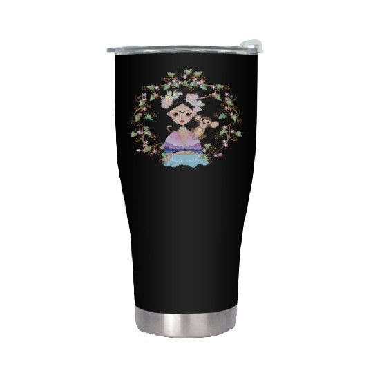Frida Kahlo girl's Stainless Steel Tumblers