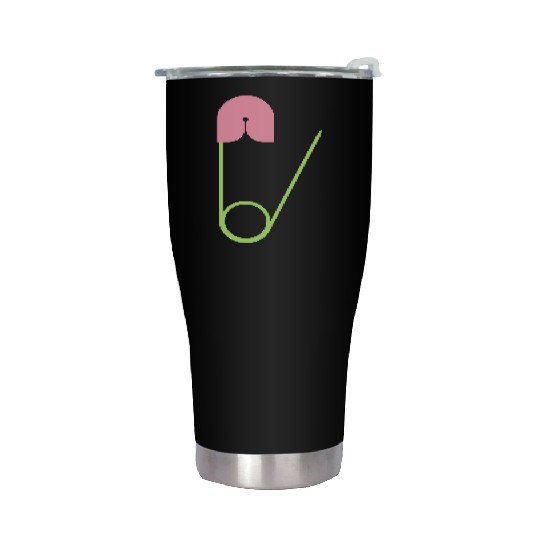 Safety pin open Stainless Steel Tumblers