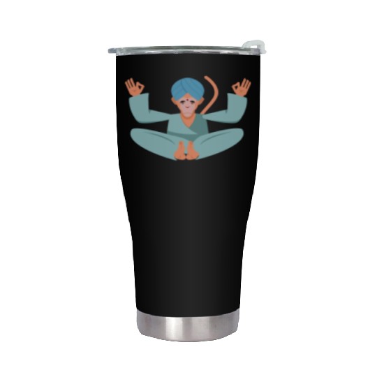 Meditation Monkey Stainless Steel Tumblers