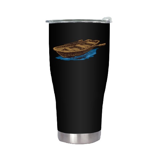 paddle boat Stainless Steel Tumblers