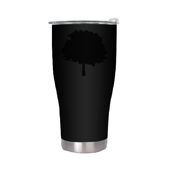 tree silhouette Stainless Steel Tumblers