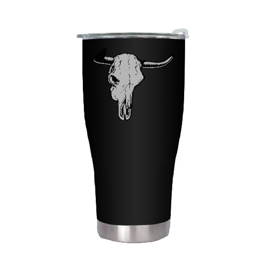 buffalo skull Stainless Steel Tumblers