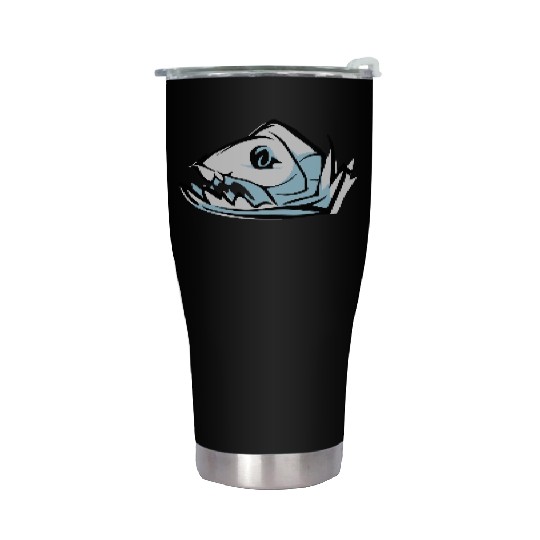 fish skeleton Stainless Steel Tumblers