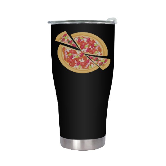 Pizza Stainless Steel Tumblers