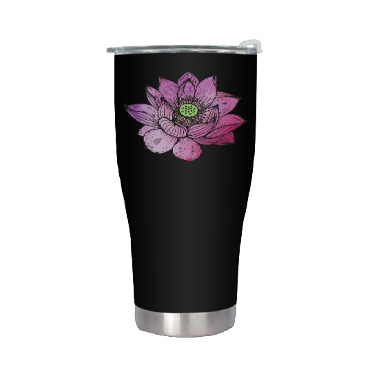 Lotus Stainless Steel Tumblers