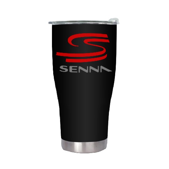 ayrton senna Stainless Steel Tumblers