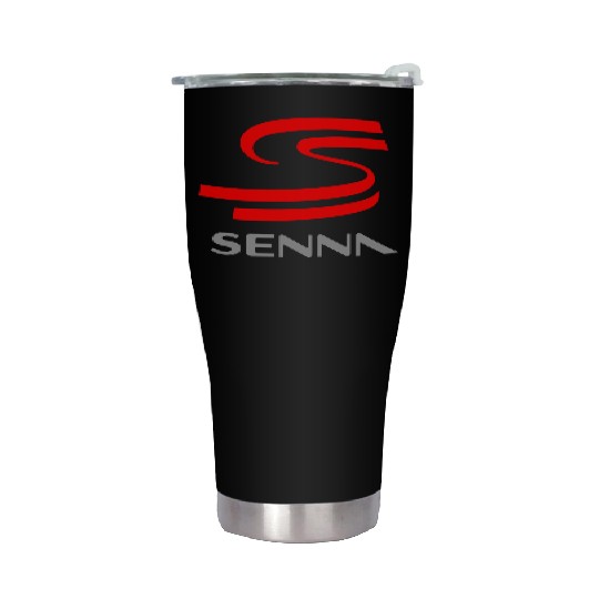 ayrton senna Stainless Steel Tumblers