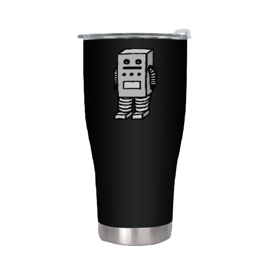 Stupid Robot Stainless Steel Tumblers