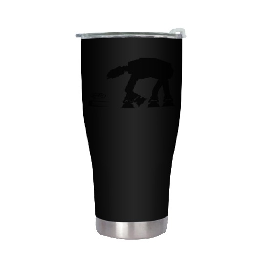 R2D2 vs AT-AT Stainless Steel Tumblers