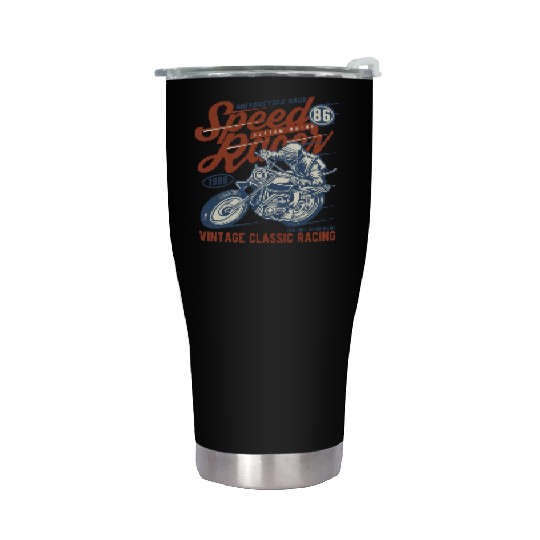 Speed Racer Vintage Classic Racing Stainless Steel Tumblers