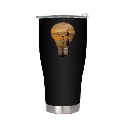 ship boat canoe sailboat submarine yacht anchor241 Stainless Steel Tumblers
