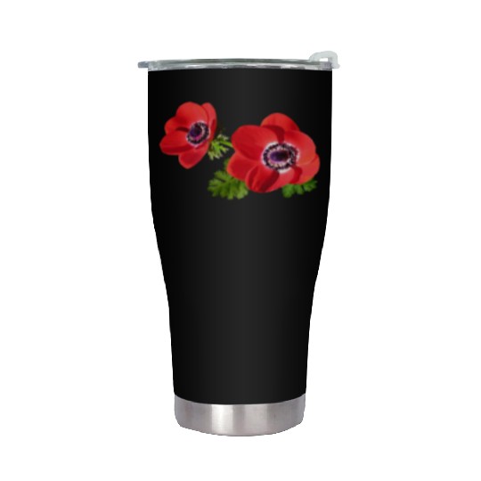 flowers lilies tulips orchids sunflower dahlia ger Stainless Steel Tumblers