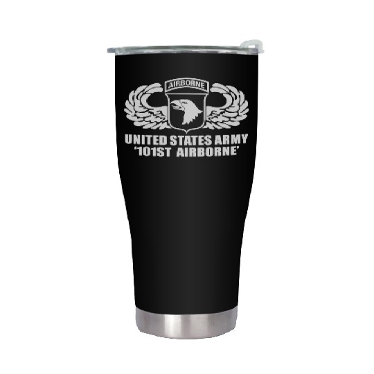 US Army 101st Airborne Wing Stainless Steel Tumblers