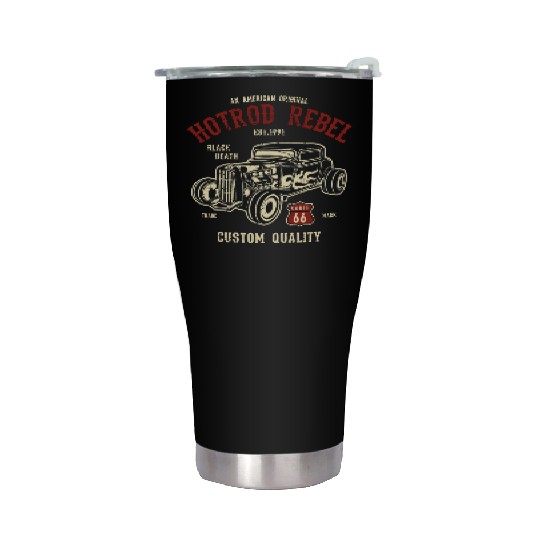 Hot Rod Rebel Stainless Steel Tumblers