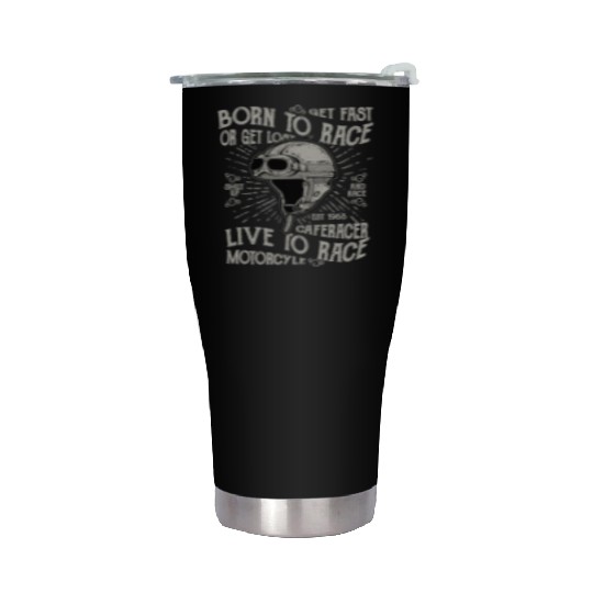 Born to Race Stainless Steel Tumblers