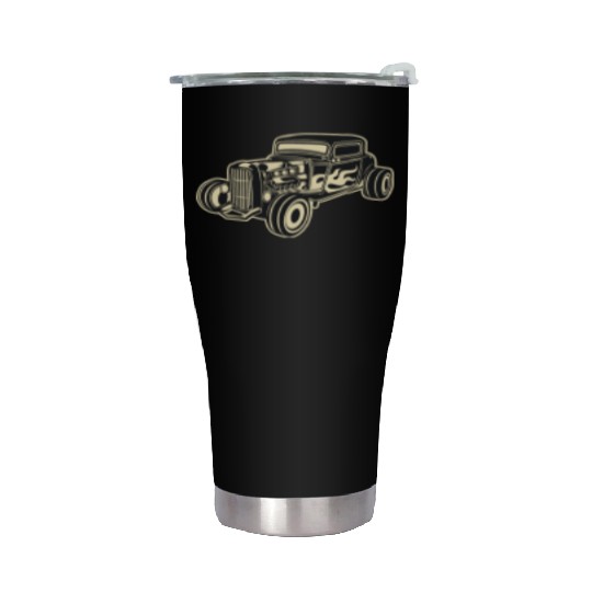 Hot Rod Rebel Stainless Steel Tumblers