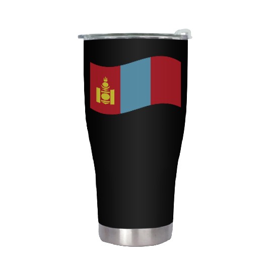 flag mongolia Stainless Steel Tumblers