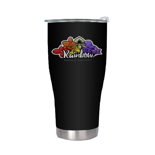 Rainbow Orchid Society Stainless Steel Tumblers